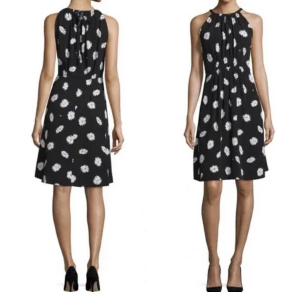 Kate Spade Dress Blue White Yellow 6 Classic Floral Career Church Sleeveless
